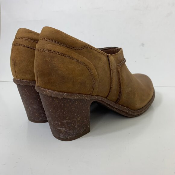 Clarks Sashlin Aleta Bootie Tan Leather Size 7.5 - Picture 2 of 9